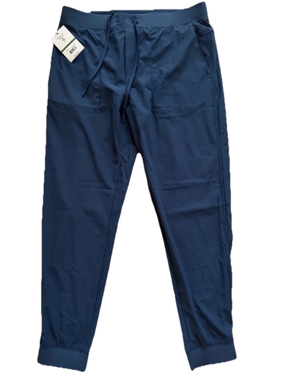 $95 PENGUIN SPORT Men's Insignia Blue Drawstring Athletic Joggers Pants Large